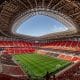 Vista del nuevo estadio Príncipe Moulay Abdellah de Rabat, donde se disputó el partido de la fase de clasificación del Mundial 2026 entre Marruecos y Niger, el pasado 5 de septiembre. EFE/EPA/JALAL MORCHIDI