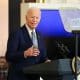 Fotografía de archivo del entonces presidente de Estados Unidos, Joe Biden, hablando en la Casa Blanca en Washington (EE.UU.). EFE/Octavio Guzmán