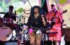 La cantante sudafricana Moonchild Sanelly participa durante un concierto de clausura en el marco de la 53 edición del Festival Internacional Cervantino este domingo, en Guanajuato (México). EFE/Luis Ramírez