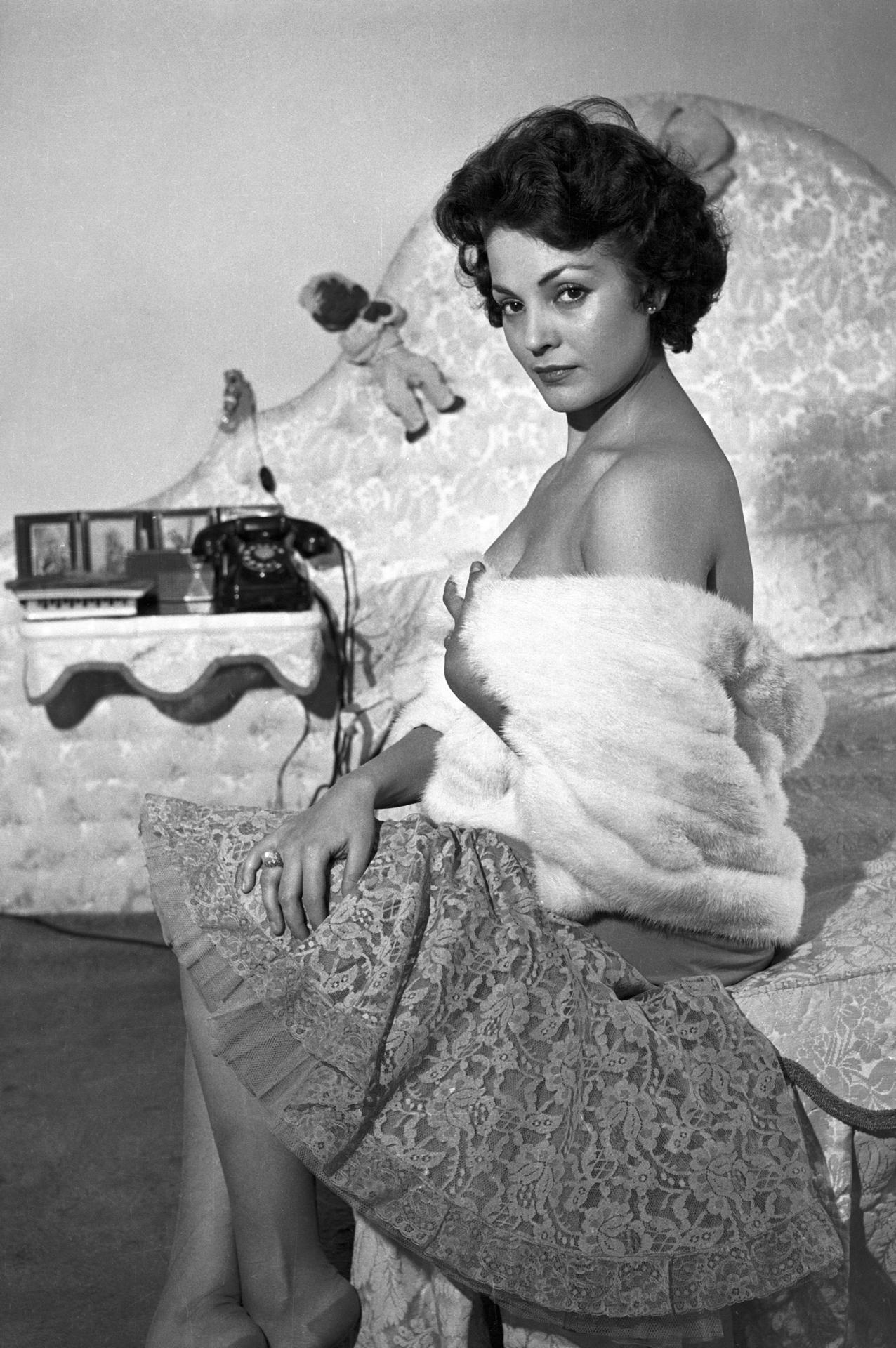 La actriz española Carmen Sevilla en su domicilio madrileño. EFE/Archivo/yv