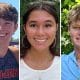 Composición de tres fotografías cedidas por la Ciudad de Piedmont que muestra a los jóvenes universitarios que murieron en un accidente de auto en California, Soren Dixon (i), Krysta Tsukahara (c) y Jack Nelson (d). EFE/ Ciudad de Piedmont /SOLO USO EDITORIAL/ NO VENTAS/ SOLO DISPONIBLE PARA ILUSTRAR LA NOTICIA QUE ACOMPAÑA (CRÉDITO OBLIGATORIO)
