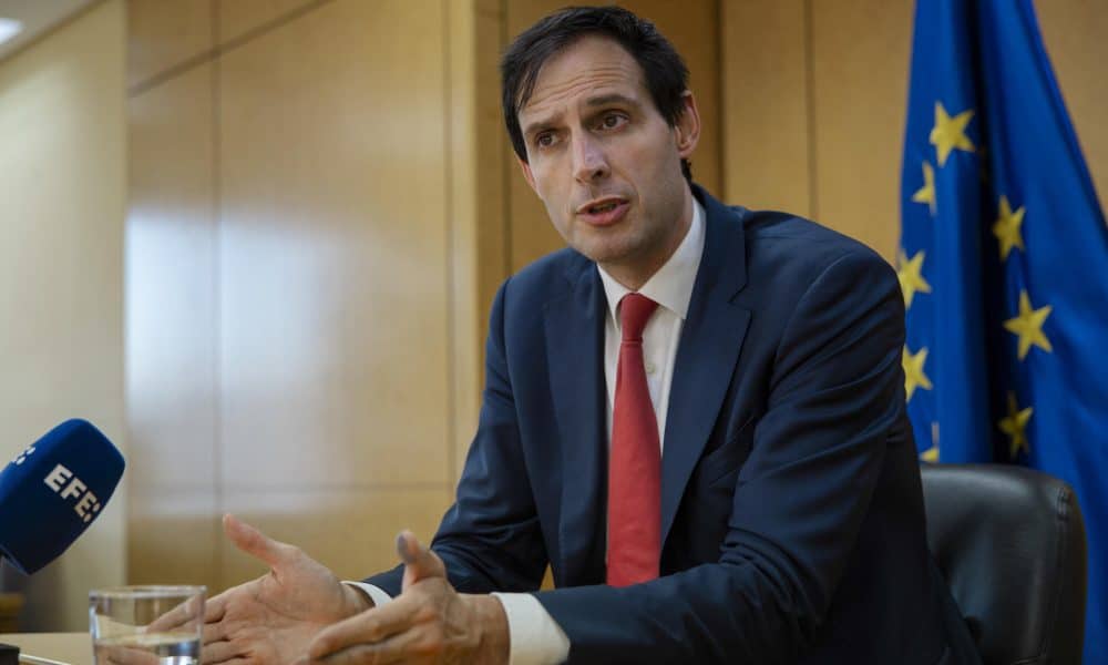 Fotografía de archivo del comisario europeo de Acción por el Clima, Wopke Hoekstra. EFE/ Daniel González