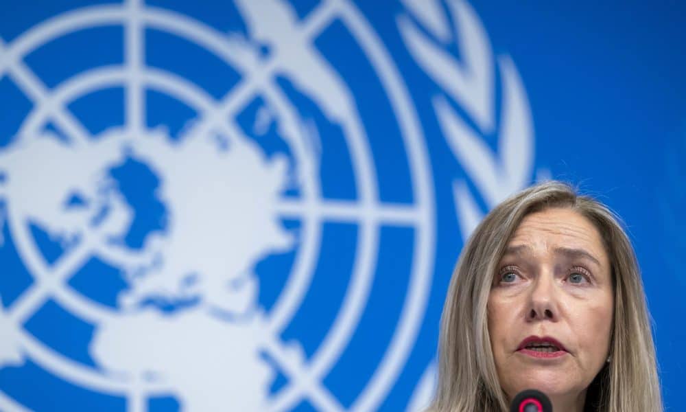 Imagen de archivo de Andrea Celeste Saulo, Secretaria General de la Organización Meteorológica Mundial (OMM). EFE/EPA/MARTIAL TREZZINI