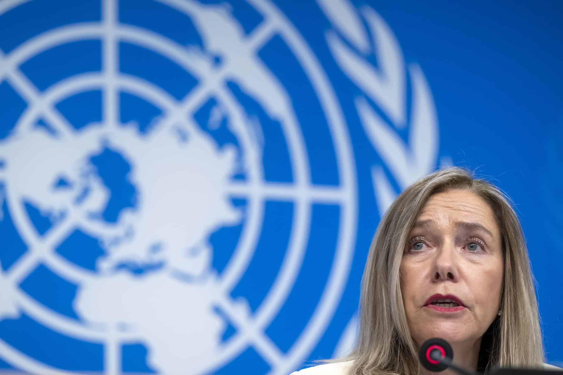Imagen de archivo de Andrea Celeste Saulo, Secretaria General de la Organización Meteorológica Mundial (OMM). EFE/EPA/MARTIAL TREZZINI