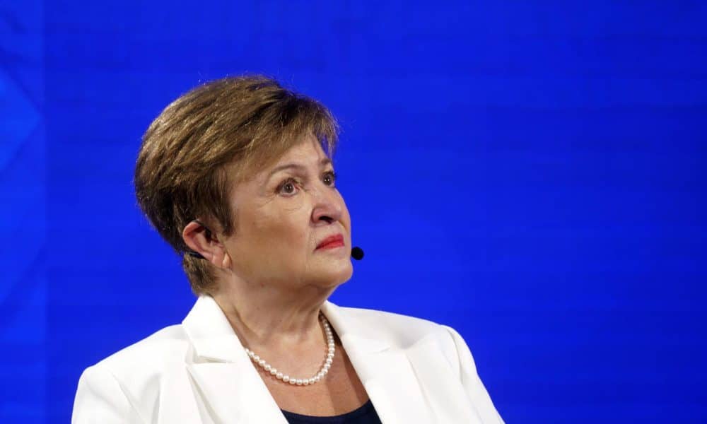 La directora gerente del FMI, Kristalina Georgieva. EFE/EPA/WILL OLIVER