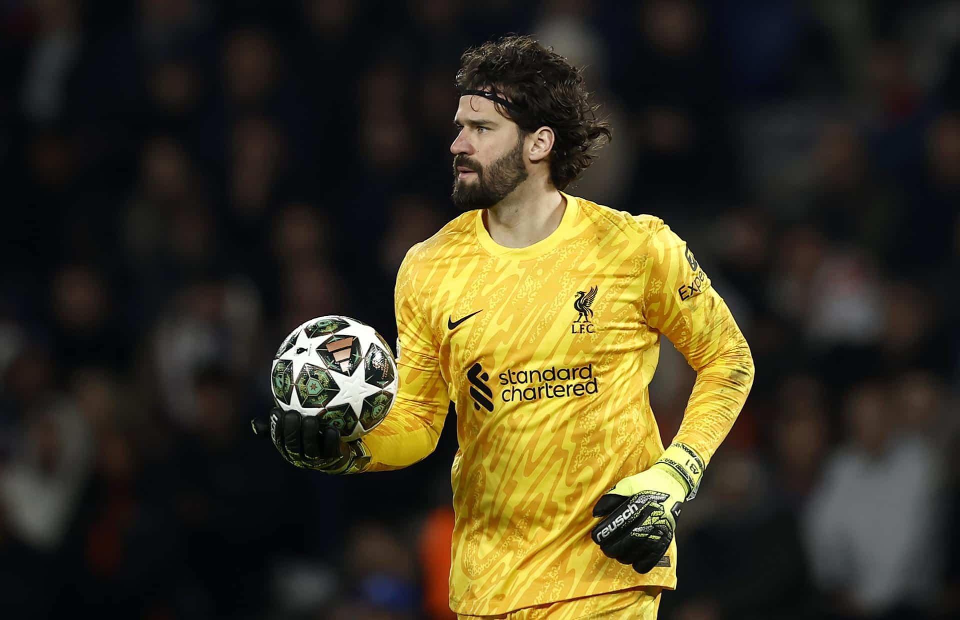 El brasileño Alisson Becker, guardameta del Liverpool. EFE/EPA/YOAN VALAT