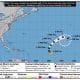 Imagen cedida este martes por la Oficina Nacional de Administración Oceánica y Atmosférica de Estados Unidos (NOAA), a través del Centro Nacional de Huracanes (NHC), donde se muestra el pronóstico de cinco días de la trayectoria de la tormenta tropical Lorenzo por el Atlántico. EFE/NOAA-NHC