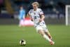 Sondre Granaas de Noruega controla el balón este domingo, en un partido del grupo F de la Copa Mundial Sub-20 ante Arabia Saudí en el estadio Codelco El Teniente, en Rancagua (Chile). EFE/ Ailen Díaz
