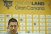 El entrenador del Dreamland Gran Canaria, Jaka Lakovic, comenta en rueda de prensa el partido que su equipo juega contra Unicaja en la segunda jornada de la Liga Endesa. EFE/Quique Curbelo