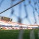Fotografía del estadio Defensores del Chaco, el más emblemático de Paraguay, que este viernes ha sido elegido por la Conmebol como sede de la final de la edición 24 de la Copa Sudamericana, el 22 de noviembre, entre Lanús y Atlético Mineiro. EFE/Nathalia Aguilar