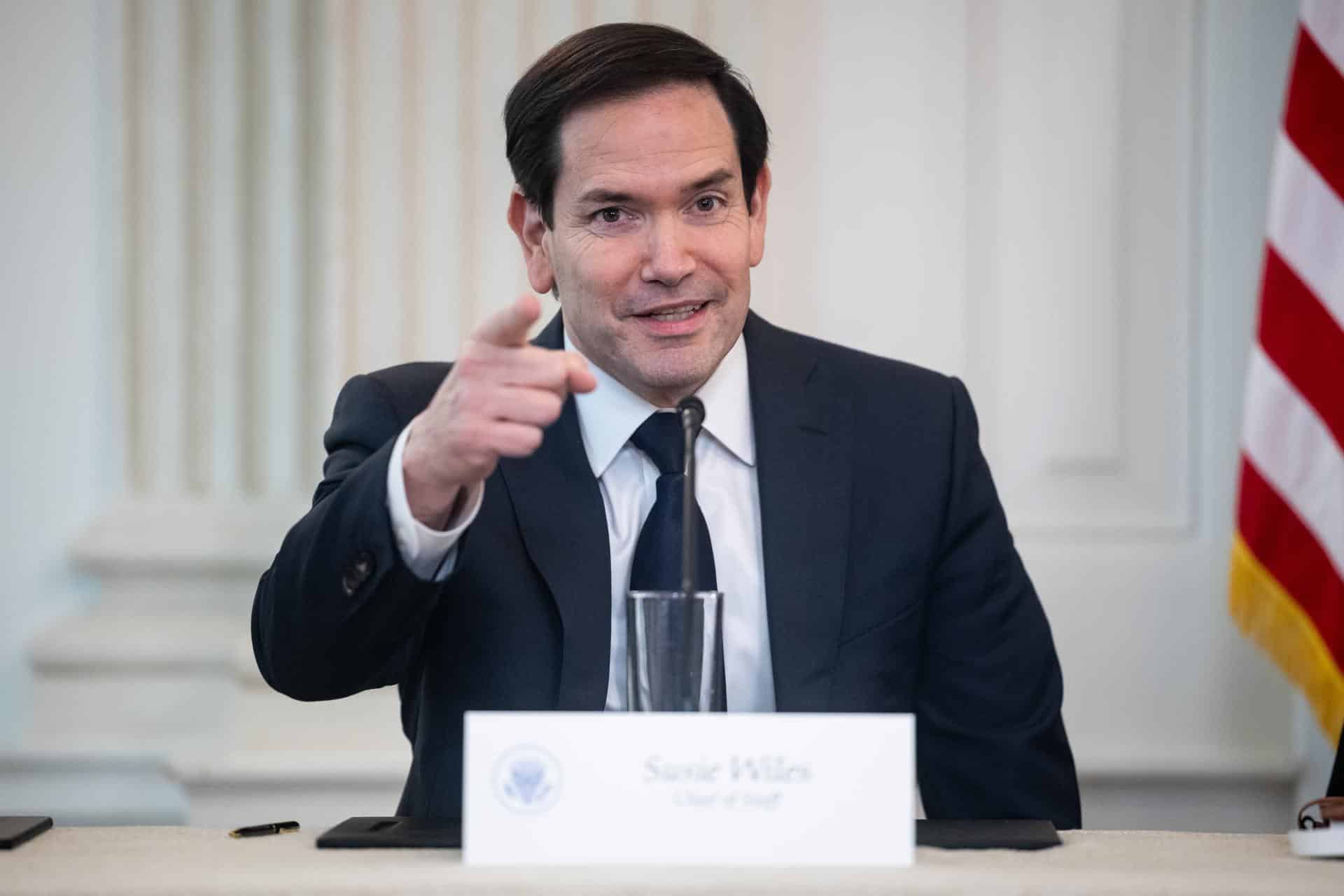 Fotografía de archivo del secretario de Estado de Estados Unidos, Marco Rubio. EFE/EPA/Francis Chung / POOL