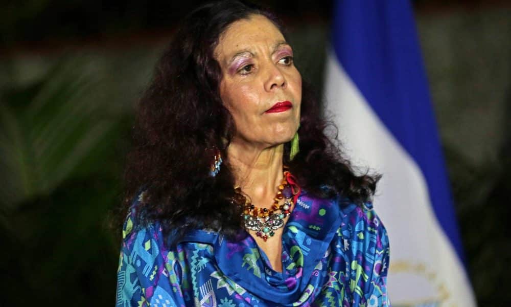 Fotografía de archivo de la copresidenta nicaragüense, Rosario Murillo. EFE/Jorge Torres