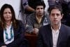 Uno de los imputados por el intento de asesinato a Cristina Fernández, Fernando Sabag Montiel (c), asiste este miércoles al juicio en el que se conocerá el veredicto por el intento de asesinato contra la expresidenta argentina Cristina Fernández (2007-2015), ocurrido el 1 de septiembre de 2022, en Buenos Aires (Argentina). EFE/ Juan Ignacio Roncoroni
