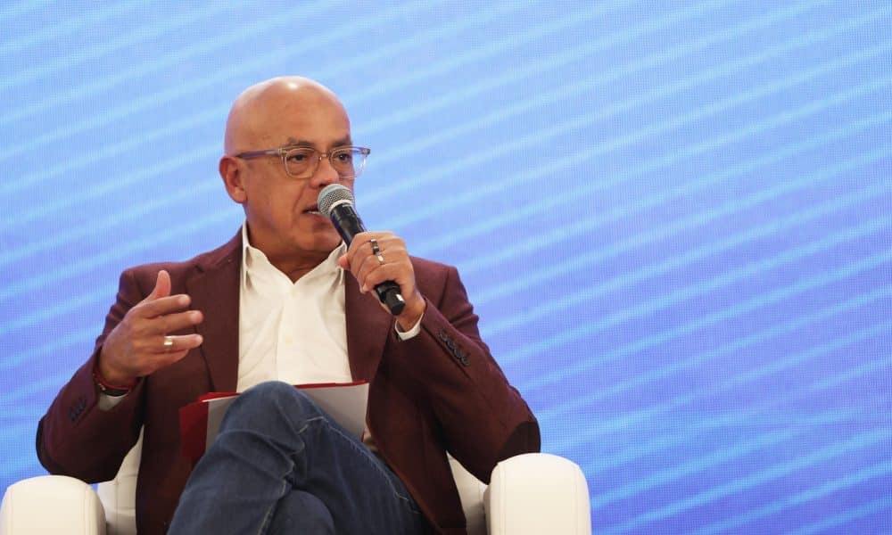 Fotografía de archivo del presidente de la Asamblea Nacional de Venezuela, Jorge Rodríguez. EFE/ Ronald Pena R