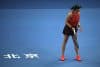 La estadounidense Amanda Anisimova en acción durante la final de individuales femeninos del Abierto de China contra la checa Linda Noskova. EFE/EPA/ANDRES MARTINEZ CASARES
