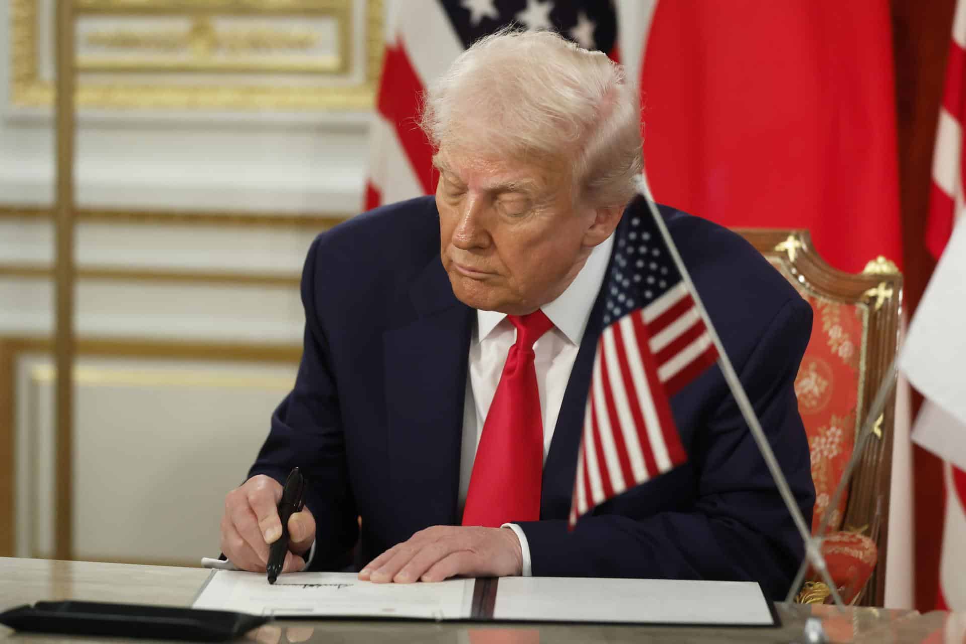 Foto de archivo del presidente de EE.UU., Donald Trump. EFE/EPA/KIYOSHI OTA / BLOOMBERG POOL