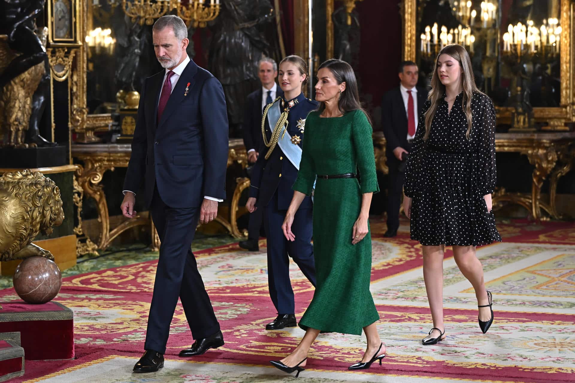 Fotografía del 12 de octubre de 2025 del rey Felipe VI. EFE/ Fernando Villar