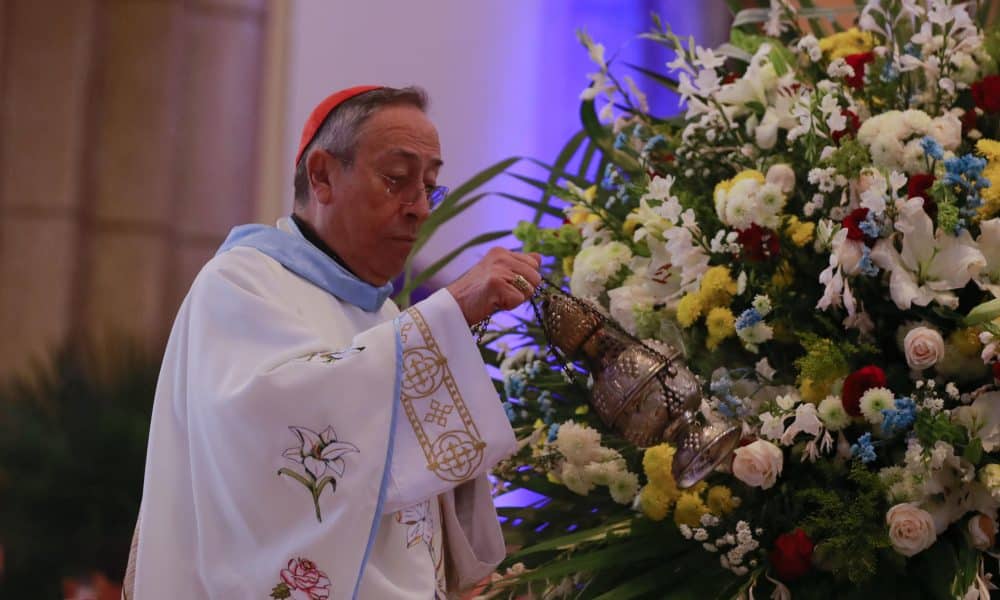 El cardenal de Honduras, Óscar Andrés Rodríguez, en una foto de archivo. EFE/Gustavo Amador