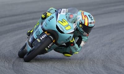 Foto de archivo del piloto español de Moto3 Adrián Fernández. EFE/Alejandro García