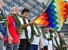 El expresidente boliviano Evo Morales (c) asiste este sábado a un evento en Villa Tunari (Bolivia). EFE/Jorge Abrego
