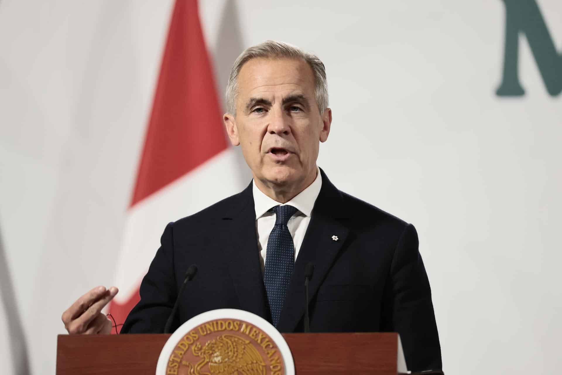 El primer ministro de Canadá, Mark Carney, habla en una rueda de prensa. Imagen de archivo. EFE/ José Méndez