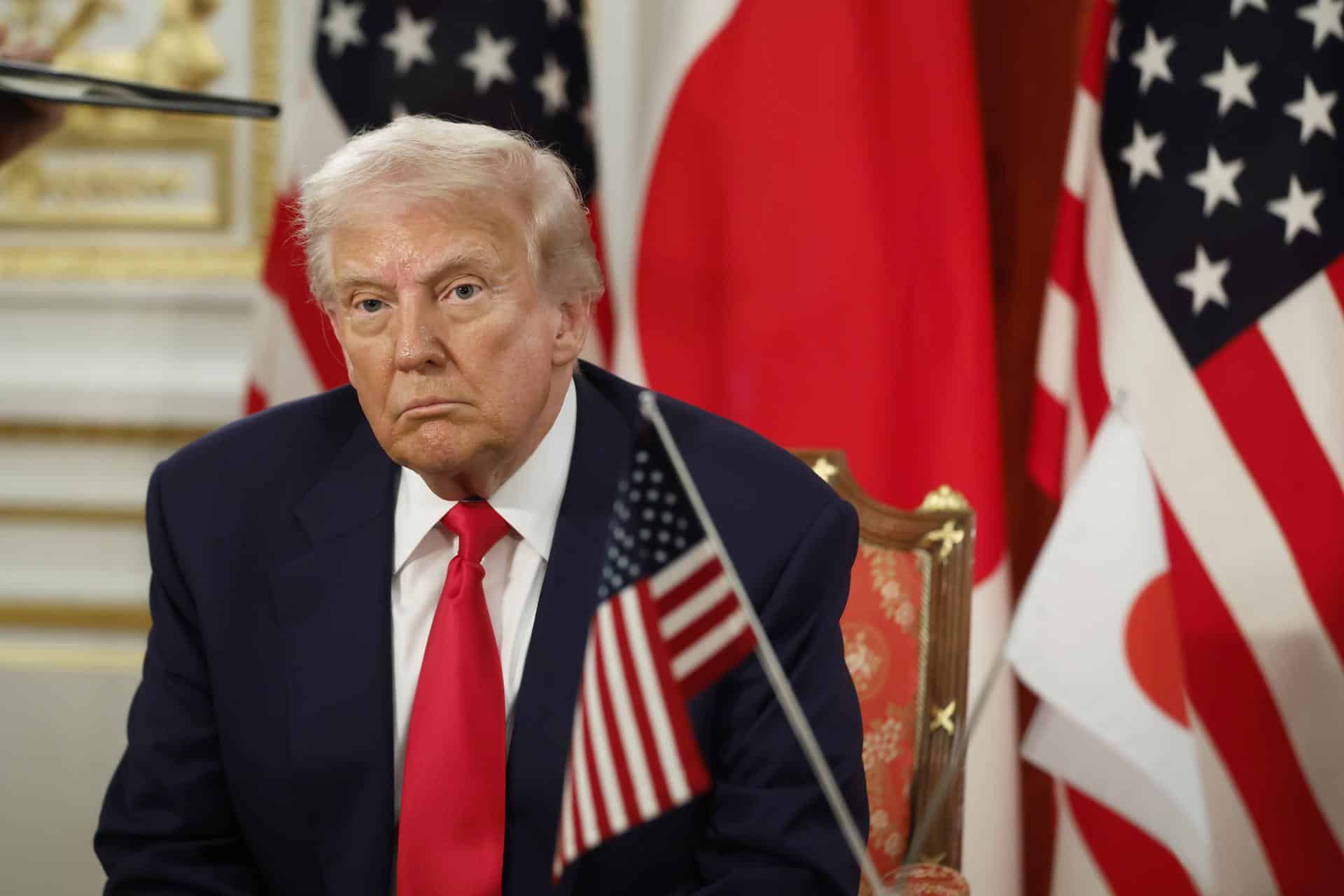 Imagen de archivo del presidente de Estados Unidos, Donald Trump. EFE/EPA/KIYOSHI OTA / BLOOMBERG POOL