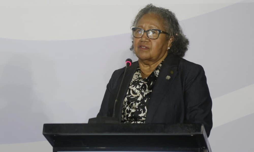 Fotografía de archivo de la secretaria general de la Comunidad del Caribe (Caricom), Carla Barnett. EFE/ Ricardo Maldonado Rozo