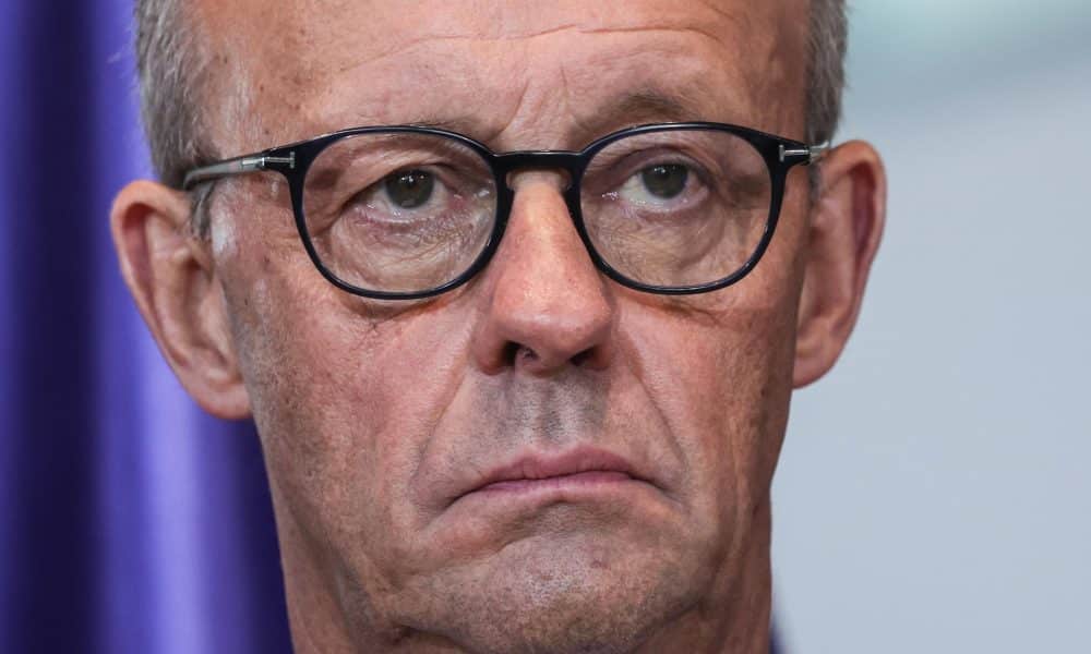 El canciller alemán, Friedrich Merz, en una imagen del 9 de octubre de 2025. EFE/EPA/FILIP SINGER