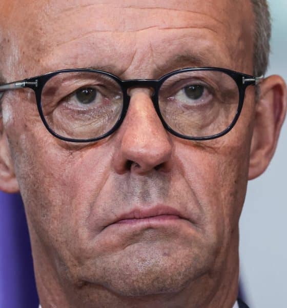 El canciller alemán, Friedrich Merz, en una imagen del 9 de octubre de 2025. EFE/EPA/FILIP SINGER