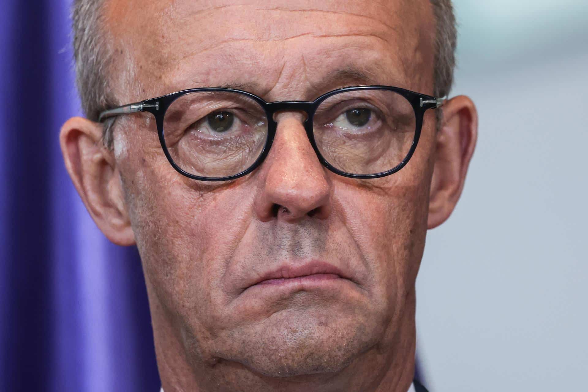 El canciller alemán, Friedrich Merz, en una imagen del 9 de octubre de 2025. EFE/EPA/FILIP SINGER