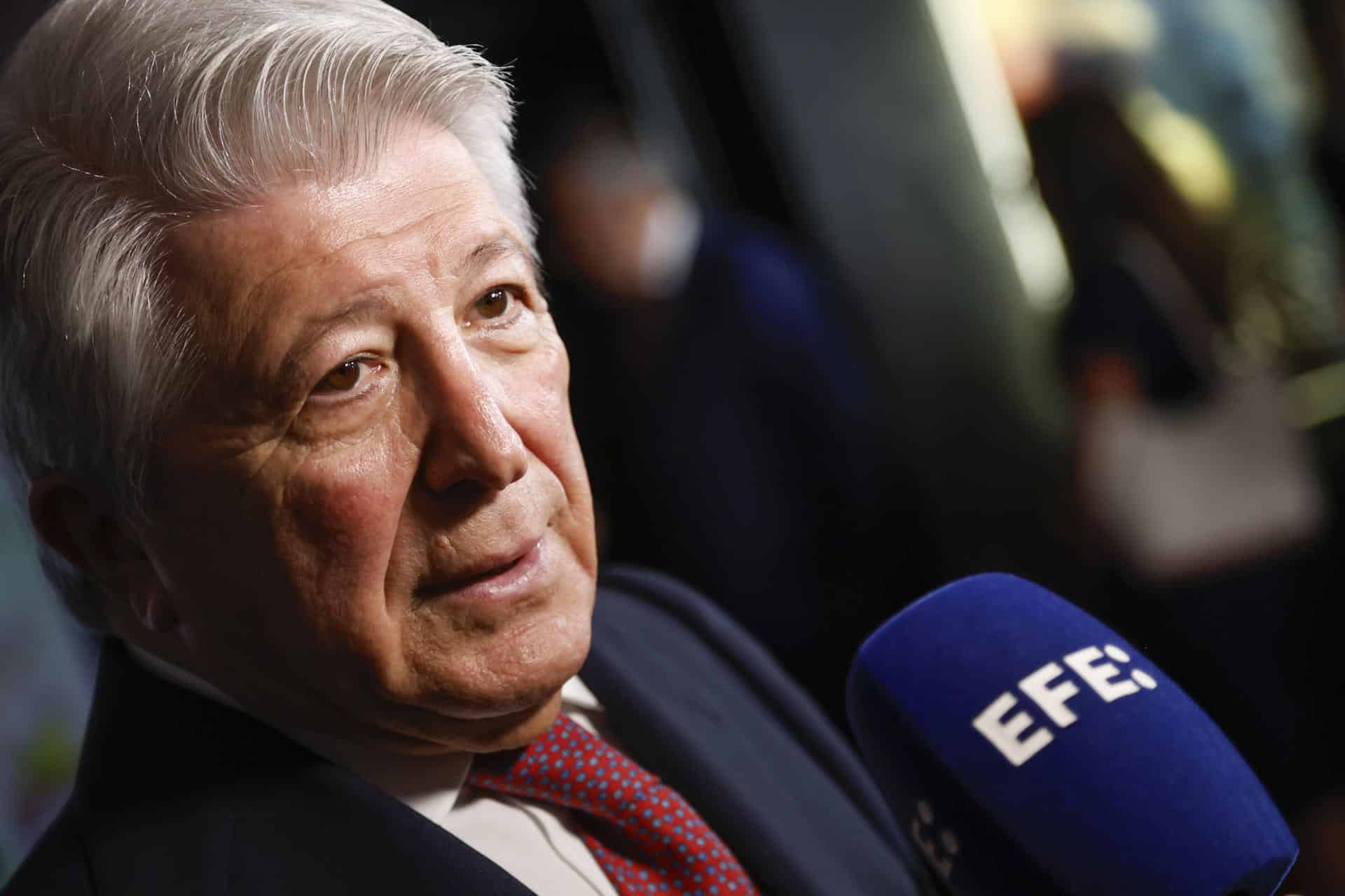 Foto de archivo de Enrique Cerezo, presidente del Atlético de Madrid. EFE/David Fernández