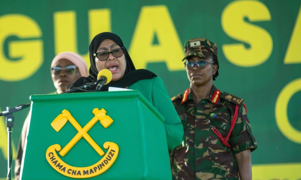 La presidenta de Tanzania, Samia Suluhu Hassan, en una foto de archivo. EFE/EPA/ANTHONY SIAME