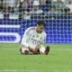 El defensa del Real Madrid Raúl Asencio, durante el partido de la tercera jornada de la Liga de Campeones que Real Madrid y Juventus disputaron en el estadio Santiago Bernabéu. EFE/Juanjo Martín