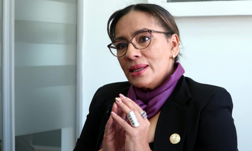 Fotografía archivo de la ministra de Gobierno de Ecuador, Zaida Rovira. EFE/ Juan Francisco Chávez