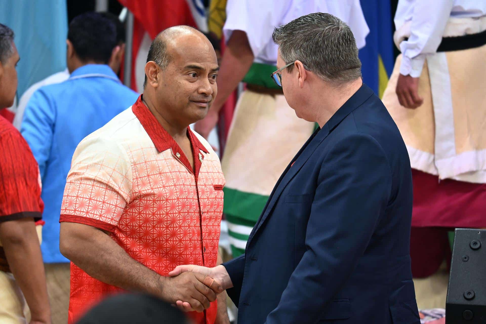 Fotografía de archivo, tomada el 26/08/2024, que muestra al presidente de Nauru, David Adeang, en una cumbre de las islas del Pacífico en Tonga. EFE/EPA/BEN MCKAY AUSTRALIA AND NEW ZEALAND OUT