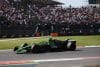 El alemán Nico Hulkenberg de Kick Sauber, compite en el Gran Premio de México de la Fórmula Uno este domingo, en el Autódromo Hermanos Rodríguez en Ciudad de México (México). EFE/ José Méndez