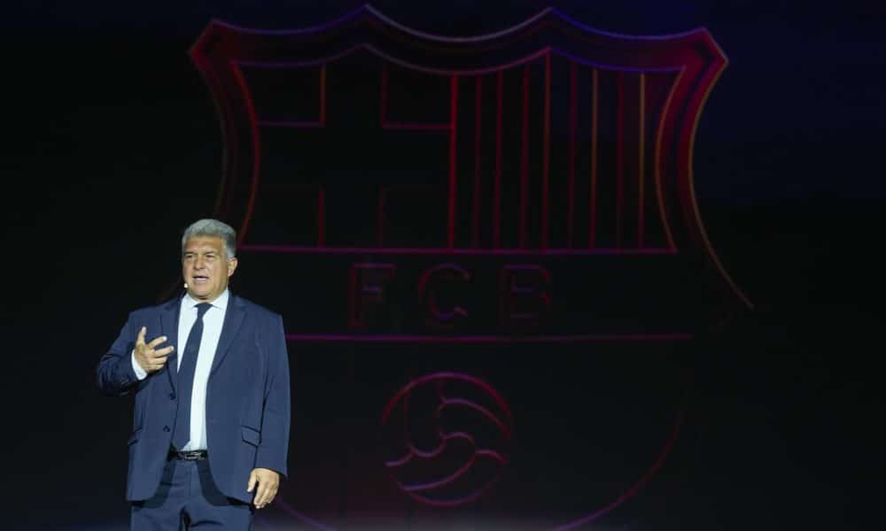 Fotografía de archivo del presidente del FC Barcelona, Joan Laporta. EFE/Enric Fontcuberta
