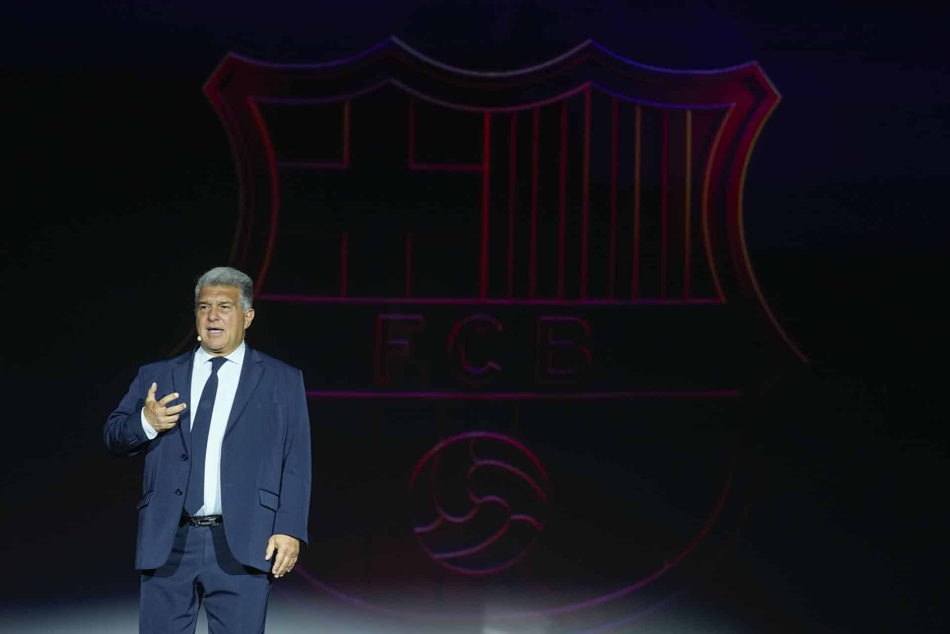 Fotografía de archivo del presidente del FC Barcelona, Joan Laporta. EFE/Enric Fontcuberta