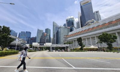 Fotografía de archivo de una calle de Singapur. 
EFE/EPA/WALLACE WOON