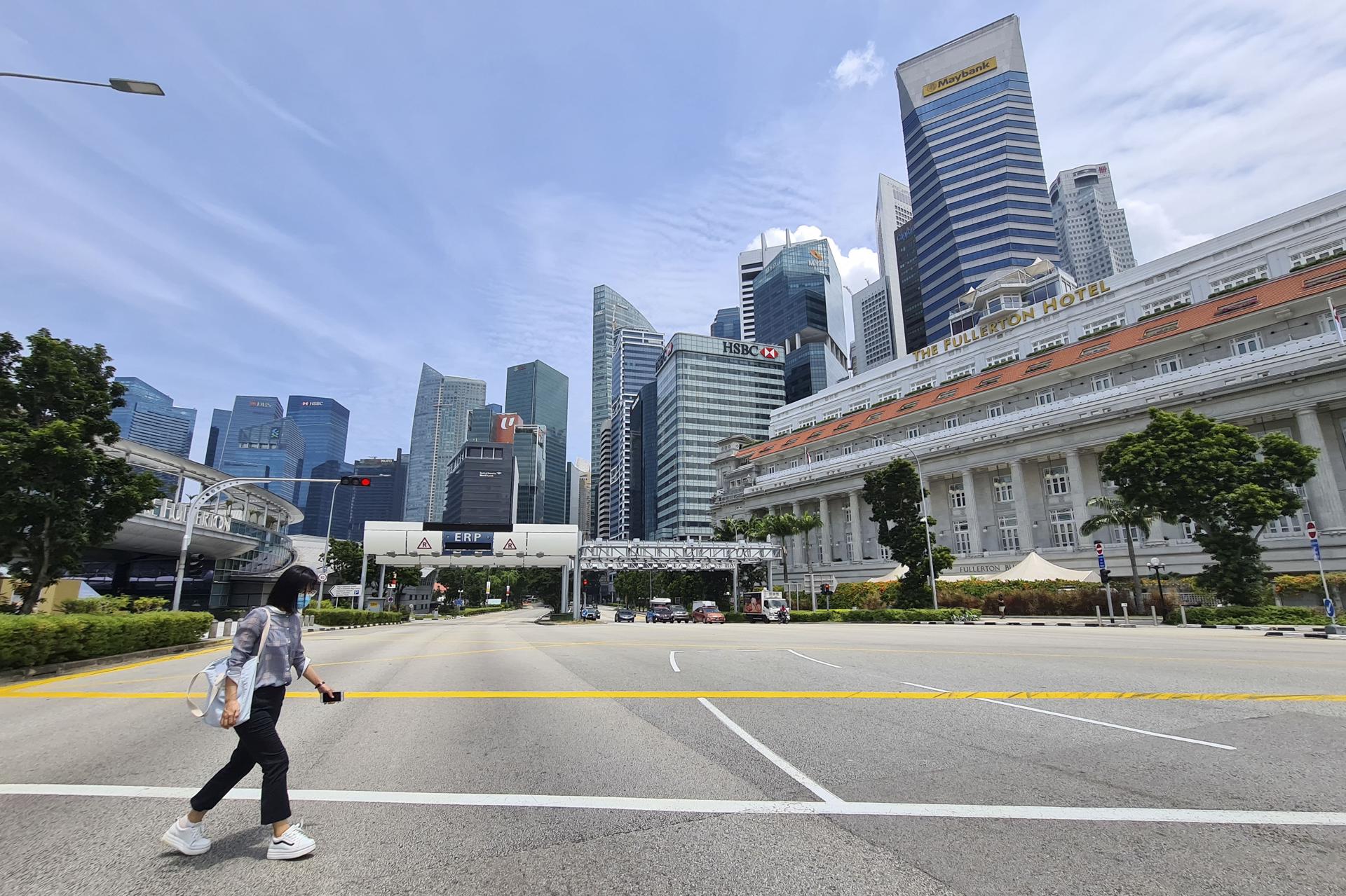 Fotografía de archivo de una calle de Singapur.
EFE/EPA/WALLACE WOON