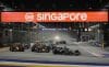 El inglés George Russell (Mercedes) en el Gran Premio de Singapur, el decimoctavo del Mundial de Fórmula Uno. EFE/EPA/TOM WHITE
