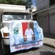 Fotografía de un vehículo durante una caravana por la Paz este sábado, en el municipio de Chilpancingo, en Guerrero (México). EFE/José Luis de la Cruz