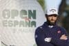 El golfista español Jon Rahm, durante la primera jornada del Abierto de España de golf este jueves en el Club de Campo Villa de Madrid. EFE/ Sergio Pérez