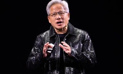 Fotografía de archivo del fundador y director ejecutivo de la tecnológica estadounidense Nvidia, Jensen Huang, durante una conferencia, en Las Vegas (Nevada, EE.UU.). EFE/Allison Dinner