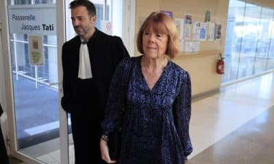 Gisele Pelicot y su abogado Antoine Camus llegando al tribunal donde se celebró el primer juicio sobre su caso. (Francia) EFE/EPA/GUILLAUME HORCAJUELO