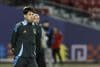 El entrenador de Argentina, Diego Placente, durante el partido de cuartos de final del Mundial Sub-20 ante México en el estadio Nacional en Santiago (Chile). EFE/Osvaldo Villarroel
