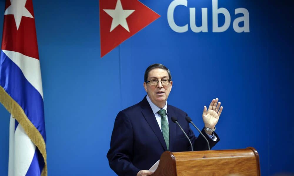 Foto de archivo del canciller de Cuba, Bruno Rodríguez. EFE/ Ernesto Mastrascusa