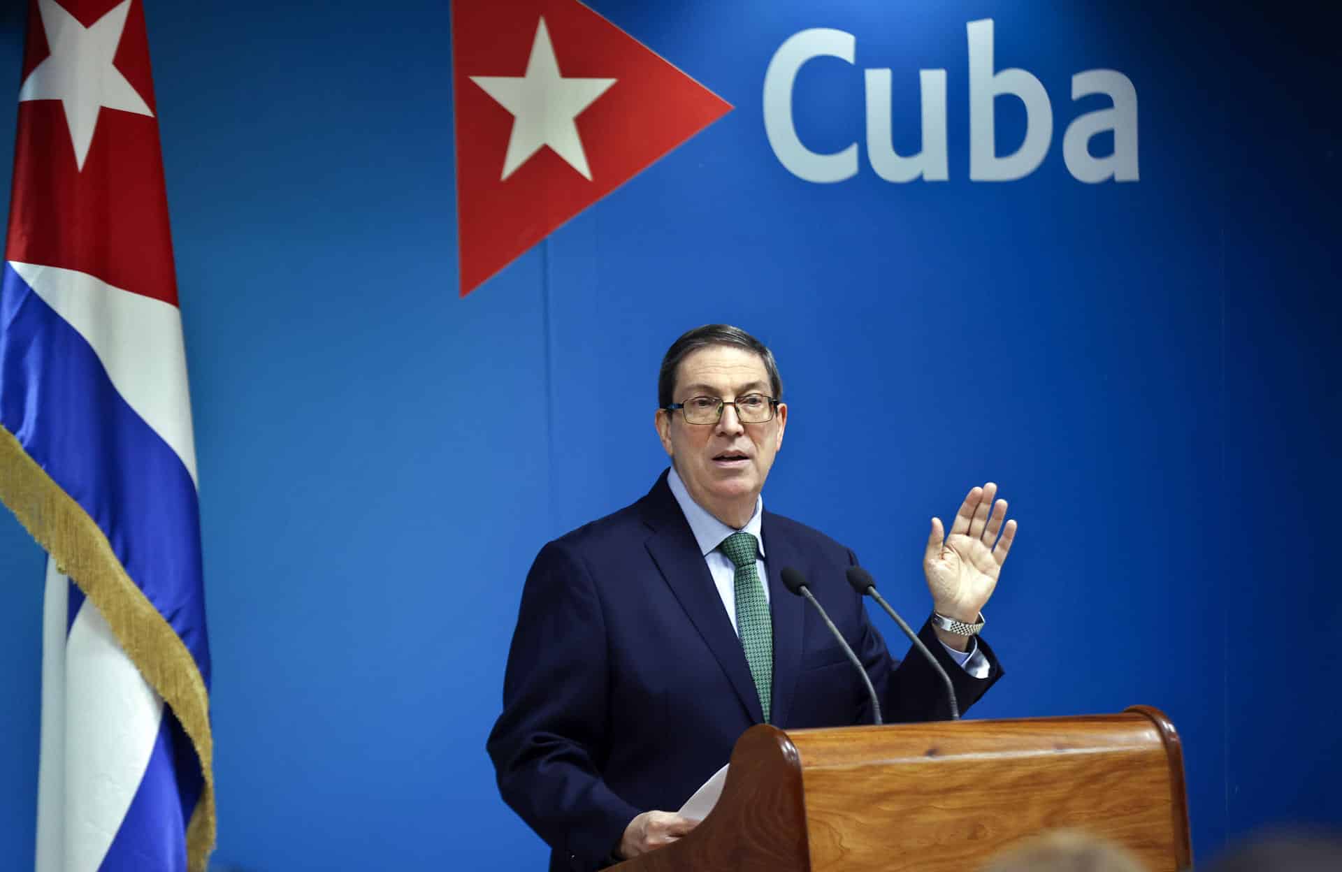 Foto de archivo del canciller de Cuba, Bruno Rodríguez. EFE/ Ernesto Mastrascusa