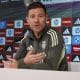 El técnico del Real Madrid, Xabi Alonso, durante la rueda de prensa que ha ofrecido este viernes en Valdebebas. EFE/ Javier Lizón