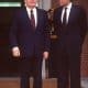 - El presidente de la URSS, Mijail Gorbachov, y el presidente del Gobierno español, Felipe González, en el Palacio de la Moncloa.EFE/Archivo/ M.H de León/aa
